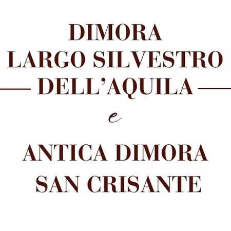Dimora Largo Silvestro Dell'Aquila- Centro Storico Villa Екстериор снимка